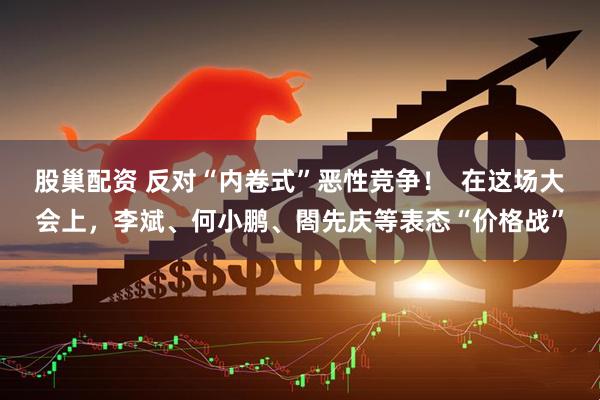 股巢配资 反对“内卷式”恶性竞争！  在这场大会上，李斌、何小鹏、閤先庆等表态“价格战”
