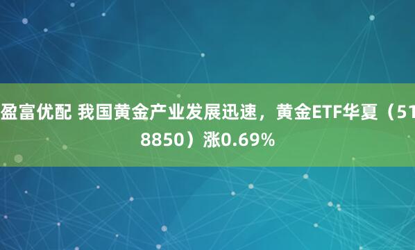 盈富优配 我国黄金产业发展迅速，黄金ETF华夏（518850）涨0.69%