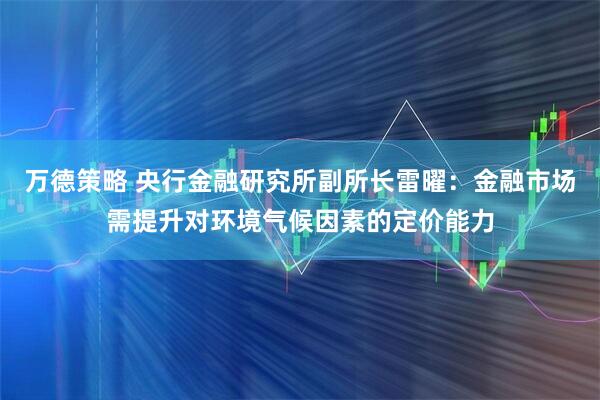 万德策略 央行金融研究所副所长雷曜：金融市场需提升对环境气候因素的定价能力
