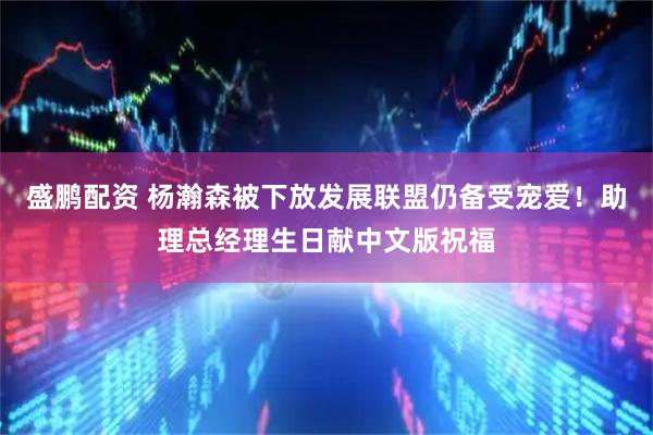 盛鹏配资 杨瀚森被下放发展联盟仍备受宠爱！助理总经理生日献中文版祝福